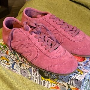 Jeffrey Campbell pink Suede Sneakers